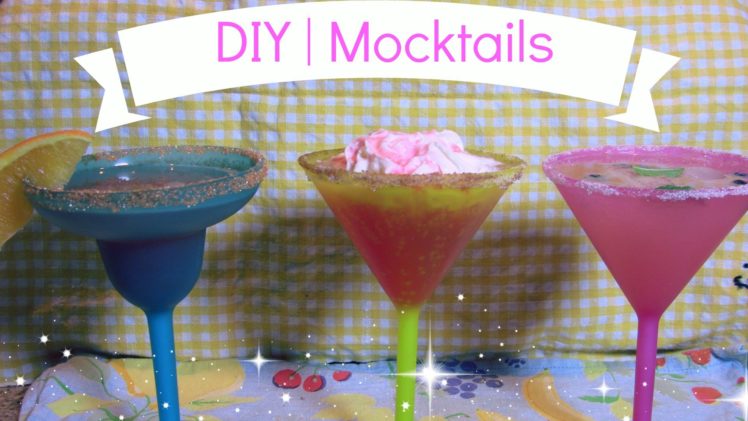 HOW TO MAKE: 3 Mocktails! [Non-Alcoholic]