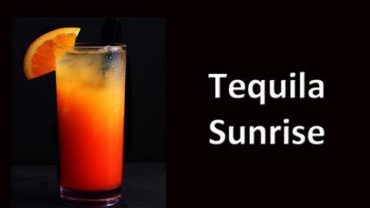 Tequilia Sunrise Cocktail Drink Recipe